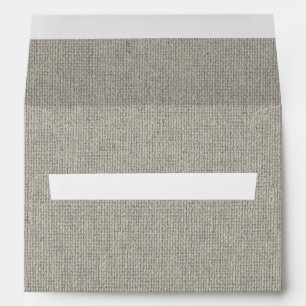 Enveloppe Toile de jute