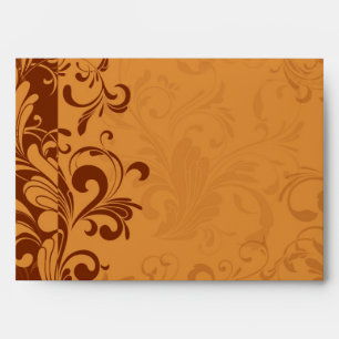 Enveloppe Tourbillon d'automne doré