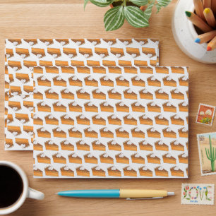 Enveloppe Tranches de tarte à la pomme de terre sucrée pâtis