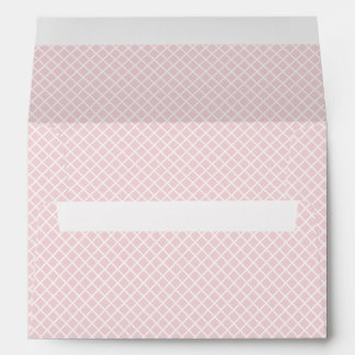 Enveloppe Trellis Diamanté | Douce Teinte Rose