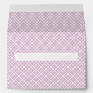 Enveloppe Trellis Diamanté | Lilas Chaud
