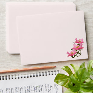 Enveloppe Trois Jolies Papes Roses Photo