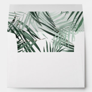 Enveloppe Tropical Palm Thin Leaf