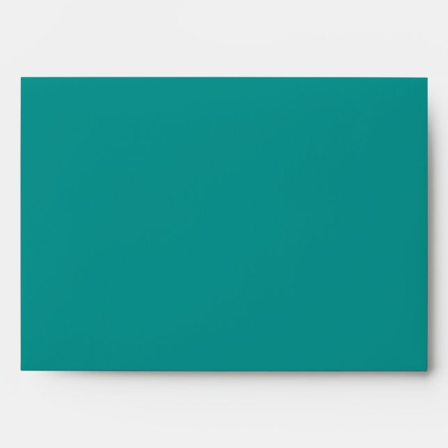 Enveloppe turquoise 5x7 (Devant)