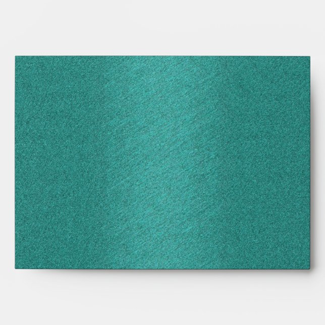 Enveloppe Turquoise (carte de voeux A7) (Devant)