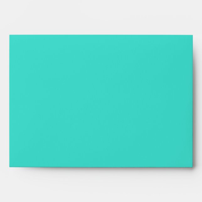 Enveloppe Turquoise Gardez le calme et continuer (Devant)