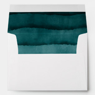 Enveloppe turquoise sous-marine de mariage