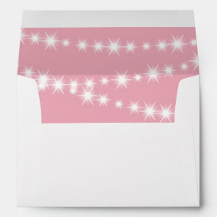 Enveloppe Twinkle Little Star (rose)