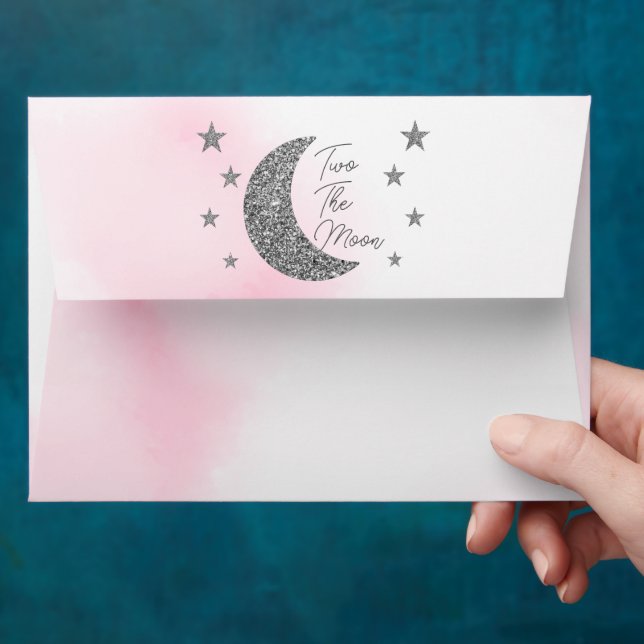 Enveloppe Two The Moon 2nd Birthday Envelope (Hand)