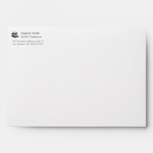 Enveloppe Typographie Smith Premier No. 2 (Devant)