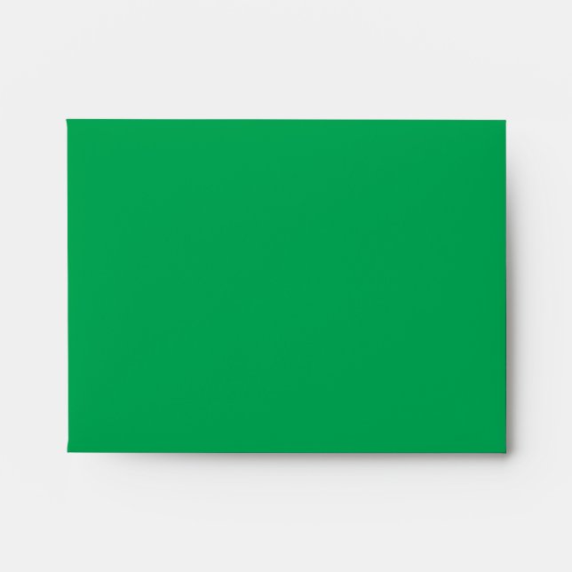 Enveloppe un arrière - plan vert avec un (Devant)