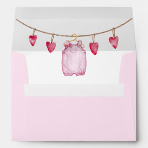 Enveloppe Un Petit Amoureux Baby shower de la Saint Valent