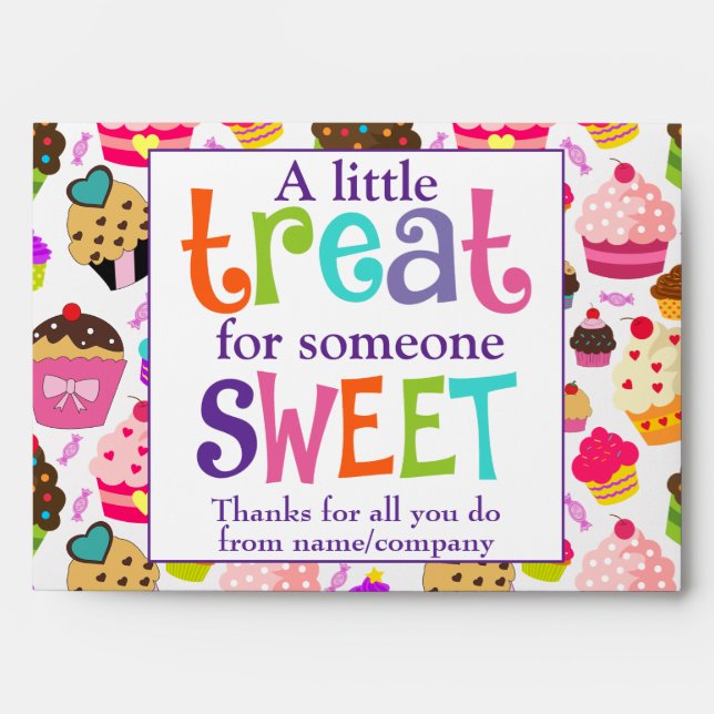 Enveloppe Un Petit Plaisir Pour Quelqu'Un Sweet Cash Cadeau (Devant)