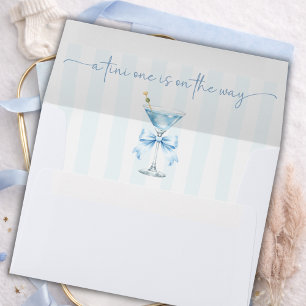 Enveloppe Une Baby Shower sur le thème de James Bond pour un