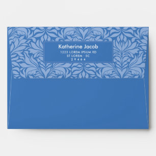Enveloppe Une invitation à la douche nuptiale bleue