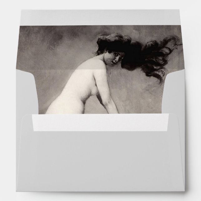 Enveloppe Une sorcière et son Broom (Dos (Bas))