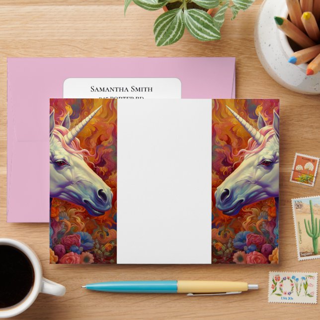 Enveloppe Unicorns géniale (Desk)