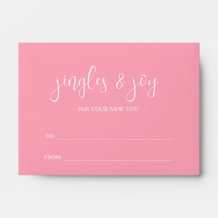 Enveloppe Unique Pink & Poinsettia