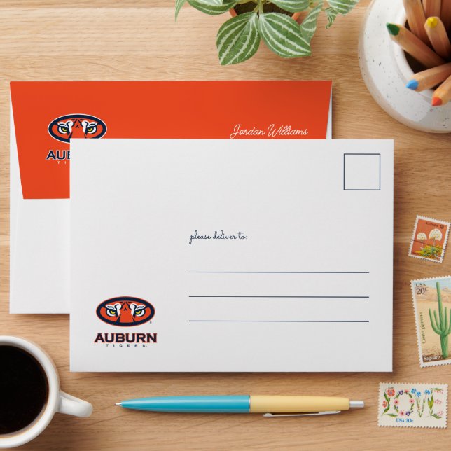 Enveloppe Université d'Auburn | Auburn Tigers (Desk)