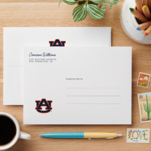 Enveloppe Université d'Auburn   Graduation