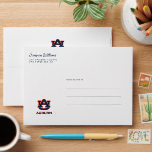 Enveloppe Université d'Auburn   Graduation