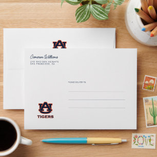 Enveloppe Université d'Auburn   Graduation