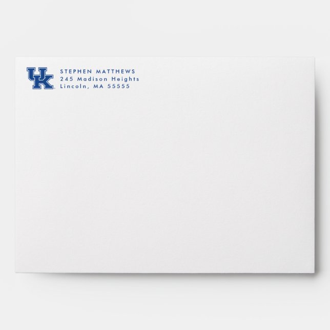 Enveloppe Université du Kentucky | Graduation (Devant)