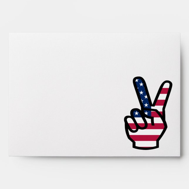 Enveloppe US Victory Sign (Devant)