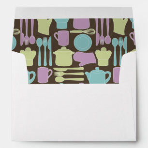 Enveloppe Ustensiles de cuisine Motif 2