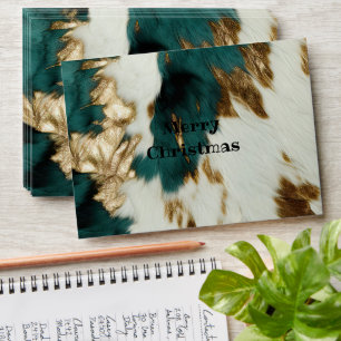 Enveloppe Vache blanche de l'Ouest Emerald Gold