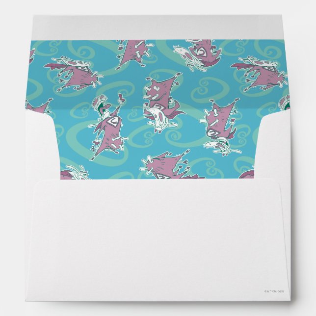 Enveloppe Vache et poulet Super Vache Motif (Dos (Bas))