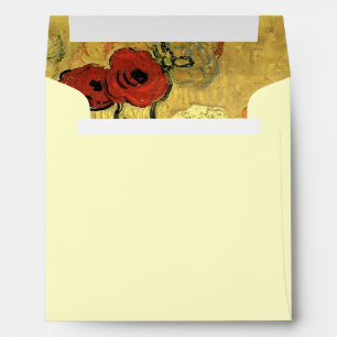 Enveloppe Vase japonaise, Rose, Anémones par Vincent van Gog