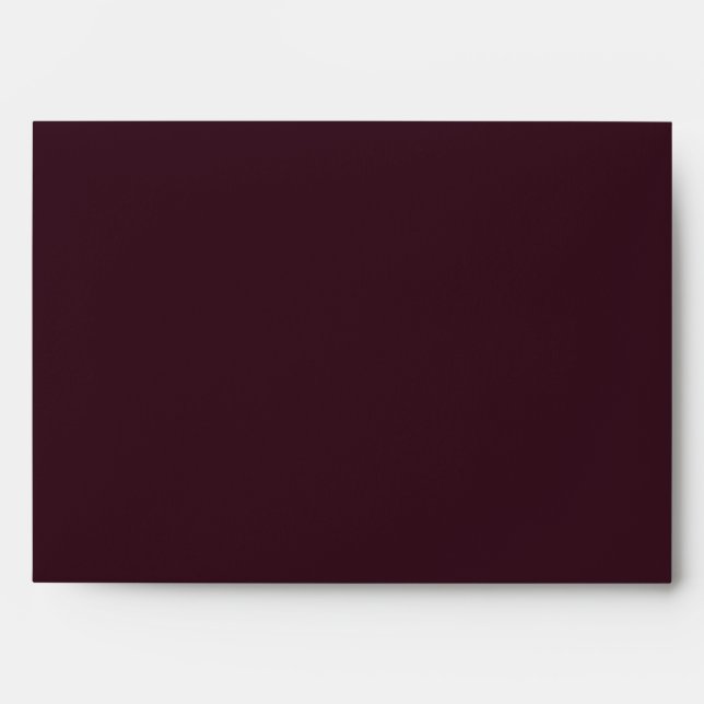 Enveloppe Velvet en Plum foncé (Devant)