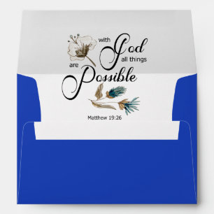 Enveloppe vers Bible Bleue
