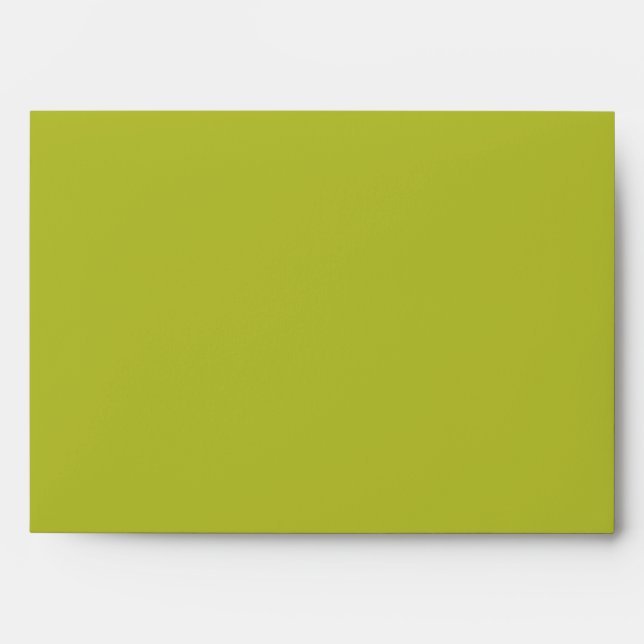 Enveloppe Vert citron 5x7 (Devant)