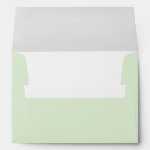 Enveloppe Vert clair - Sage élégant moderne