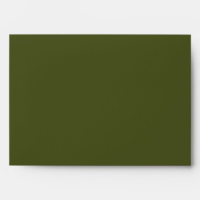 Enveloppe Vert de l'armée (couleur solide) (Devant)