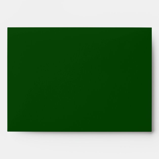 Enveloppe verte de Noël A7 (Devant)