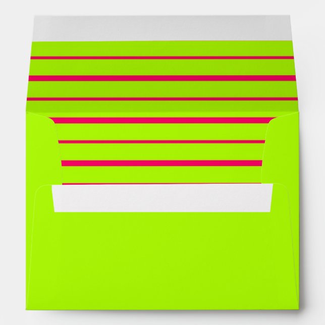 Enveloppe verte Neon (Dos (Bas))