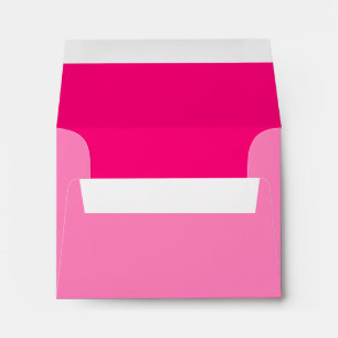 Enveloppe Vibrant Fuchsia Rose Hot Personnalisé Décor