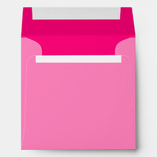 Enveloppe Vibrant Fuchsia Rose Hot Personnalisé Décor
