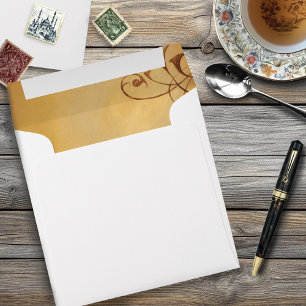 Enveloppe Victorian Steampunk Elegance Mariage