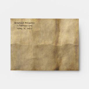Enveloppe Vieux carte pour notes du papier A2