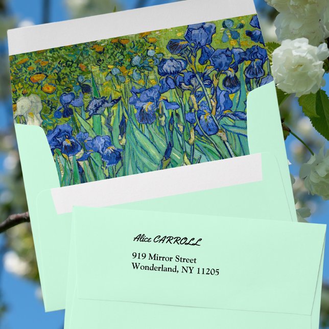 Enveloppe Vincent Van Gogh - Irises (Créateur téléchargé)
