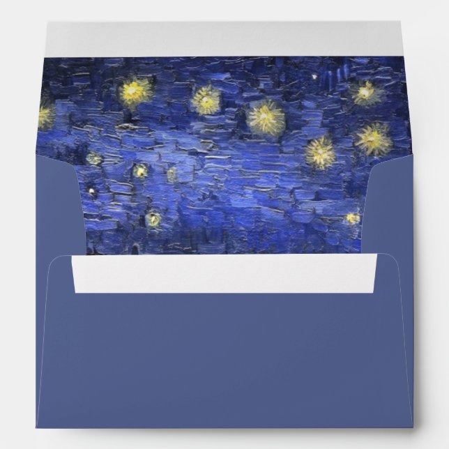 Enveloppe Vincent Van Gogh Starry Night Over The Rhone (Dos (Bas))