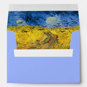 Enveloppe Vincent van Gogh - Wheatfield with Crows