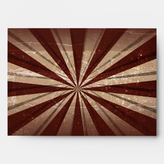 Enveloppe vintage Carnaval Red Party Invitation (Devant)