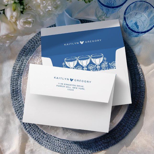 Enveloppe Vintage Chinoiserie Mariage antique (Créateur téléchargé)