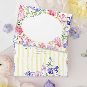 Enveloppe Vintage Romantique Floral Regency Mariage
