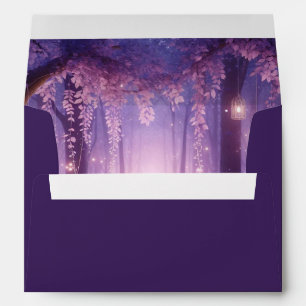 Enveloppe Violet à Midnight Enchanted Forest